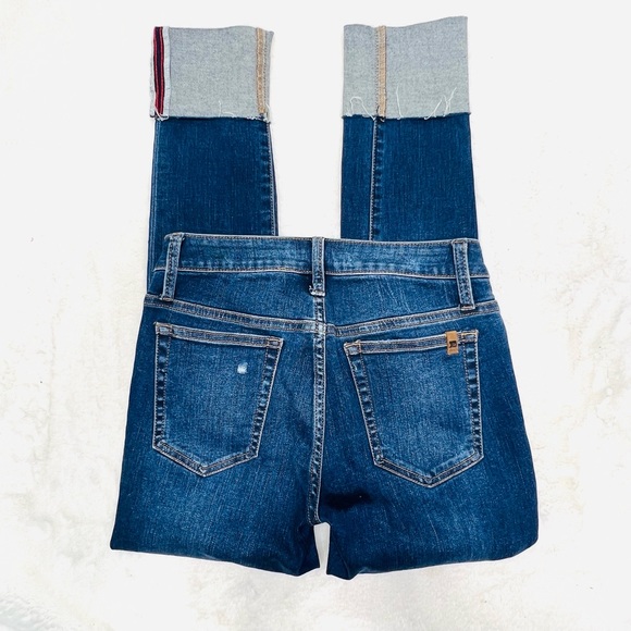 JOE’S JEANS “The Charlie” High Rise Cropped Cuff Denim Jean Size 26 - Picture 12 of 13